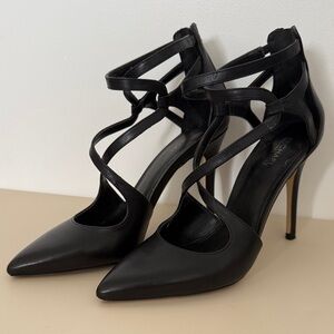 Michael Kors Elegant Black Strappy Heels